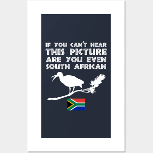 South Africa Hadeda Funny Alarm Posters and Art